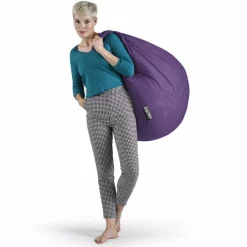 Sitzsack »BeanBag EASY XL«, lila, BxH: 70 x 110 cm