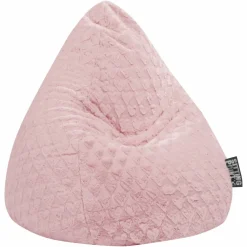 Sitzsack »BeanBag FLUFFY HEARTS XL«, rosé, BxH: 70 x 110 cm