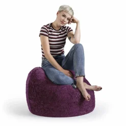 Sitzsack »BeanBag FLUFFY XL«, lila, BxH: 70 x 110 cm