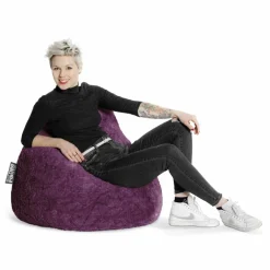 Sitzsack »BeanBag FLUFFY XL«, lila, BxH: 70 x 110 cm