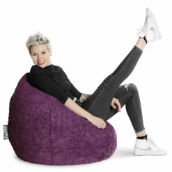 Sitzsack »BeanBag FLUFFY XL«, lila, BxH: 70 x 110 cm