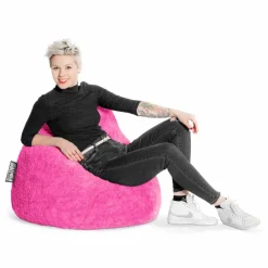 Sitzsack »BeanBag FLUFFY XL«, pink, BxH: 70 x 110 cm