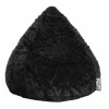 Sitzsack »BeanBag FLUFFY XL«, schwarz, BxH: 70 x 110 cm