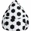 Sitzsack »BeanBag FUSSBALL L«, schwarz, BxH: 70 x 90 cm