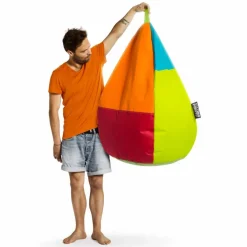 Sitzsack »BeanBag HARLEKIN XL«, grün, BxH: 70 x 110 cm