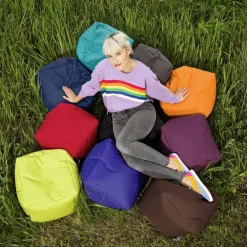 Sitzsack »Cube SCUBA«, schwarz, BxHxT: 40 x 40 x 40 cm
