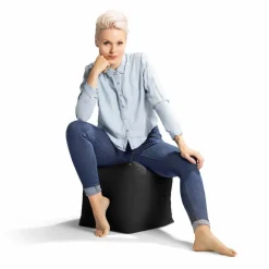 Sitzsack »Cube SCUBA«, schwarz, BxHxT: 40 x 40 x 40 cm