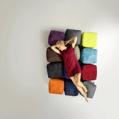 Sitzsack »Cube SCUBA«, schwarz, BxHxT: 40 x 40 x 40 cm