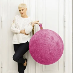 Sitzsack »Sitting Ball FLUFFY STARS«, pink, Ø 65 cm