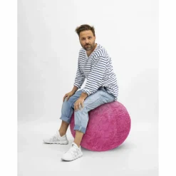 Sitzsack »Sitting Ball FLUFFY STARS«, pink, Ø 65 cm