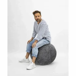 Sitzsack »Sitting Ball FLUFFY STARS«, grau, Ø 65 cm