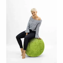 Sitzsack »Sitting Ball FLUFFY STARS«, grün, Ø 65 cm