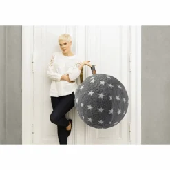 Sitzsack »Sitting Ball FLUFFY STARS«, grau, Ø 65 cm