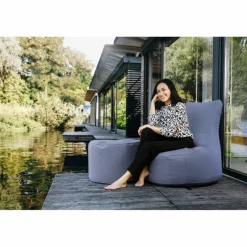 Sitzsack »Swing OUTSIDE«, grau, BxHxT: 90 x 95 x 65 cm
