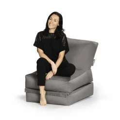 Sitzsack »Twist OUTSIDE«, grau, BxHxT: 70 x 60 x 180 cm