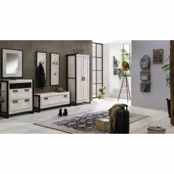 Spiegel »WHITE PANAMA«, BxH: 70 x 80 cm, rechteckig