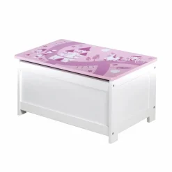 Spielzeugtruhe, weiß, rosa, 2 - 10 Jahre