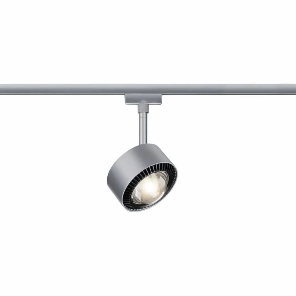 Spot »Urail Aldan«, BxHxL: 9,8 x 17 x 9,8cm, chromfarben