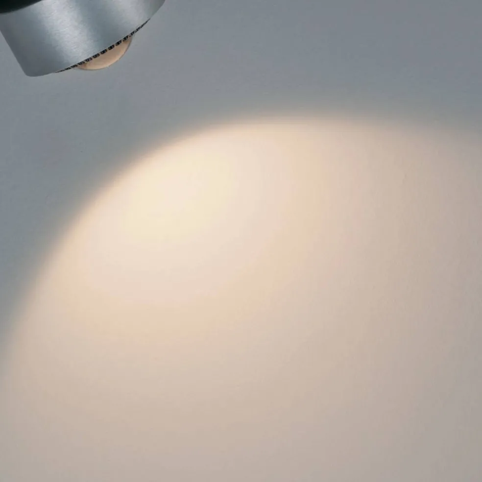Spot »Urail Aldan«, BxHxL: 9,8 x 17 x 9,8cm, chromfarben