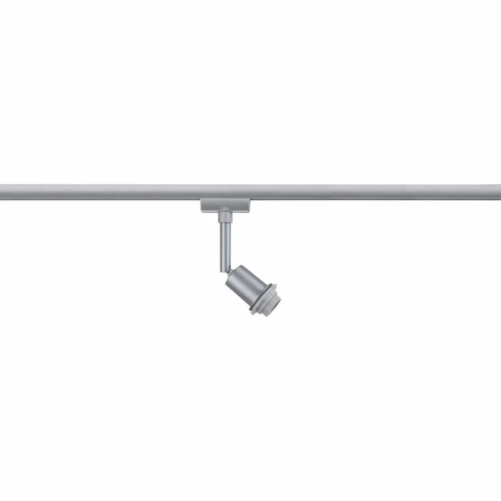 Spot »URail«, BxHxL: 4,4 x 16,3 x 4,4cm, chromfarben
