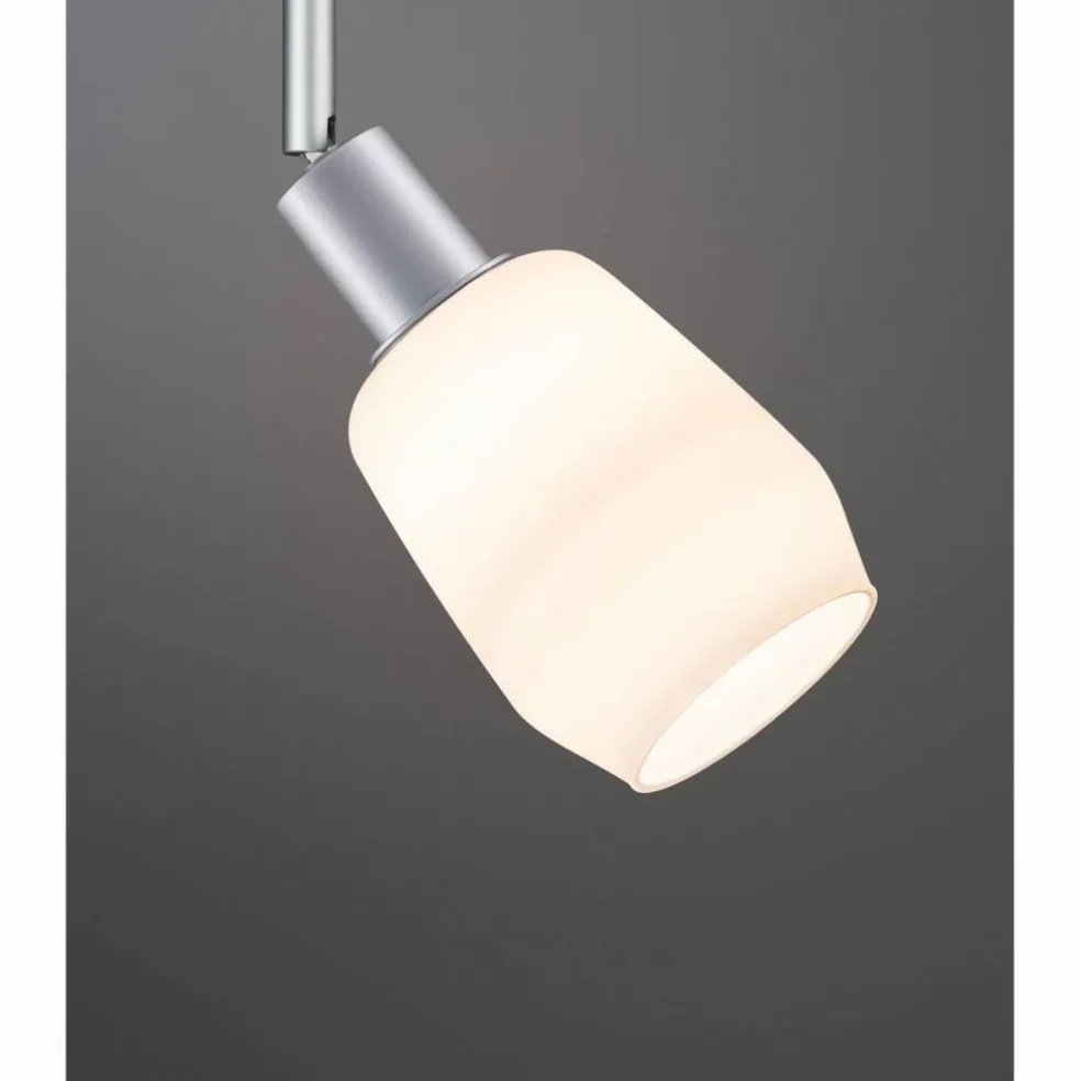 Spot »URail«, BxHxL: 4,4 x 16,3 x 4,4cm, chromfarben