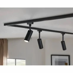 Spot »Urail Tubo«, BxHxL: 4,2 x 18,6 x 4,2cm, schwarz