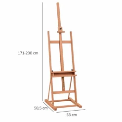 Staffelei, Material: Holzwerkstoff
