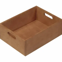 Stapelkiste, BxHxL: 30 x 13 x 40 cm, Buchenholz