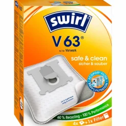 Staubsaugerbeutel »MicroPor®«, aus Vlies, 4 Stück , V63