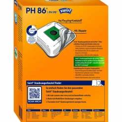 Staubsaugerbeutel »PH86«, aus Vlies, 4 Stück, PH86/96