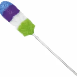 Staubwedel, Kunststoff, weiß/blau/violett/grün