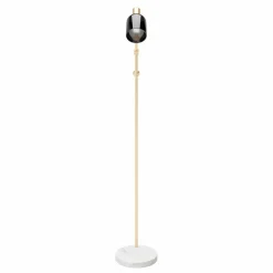 Stehlampe »AMBER«, BxHxT: 30 x 148 x 97 cm, goldfarben