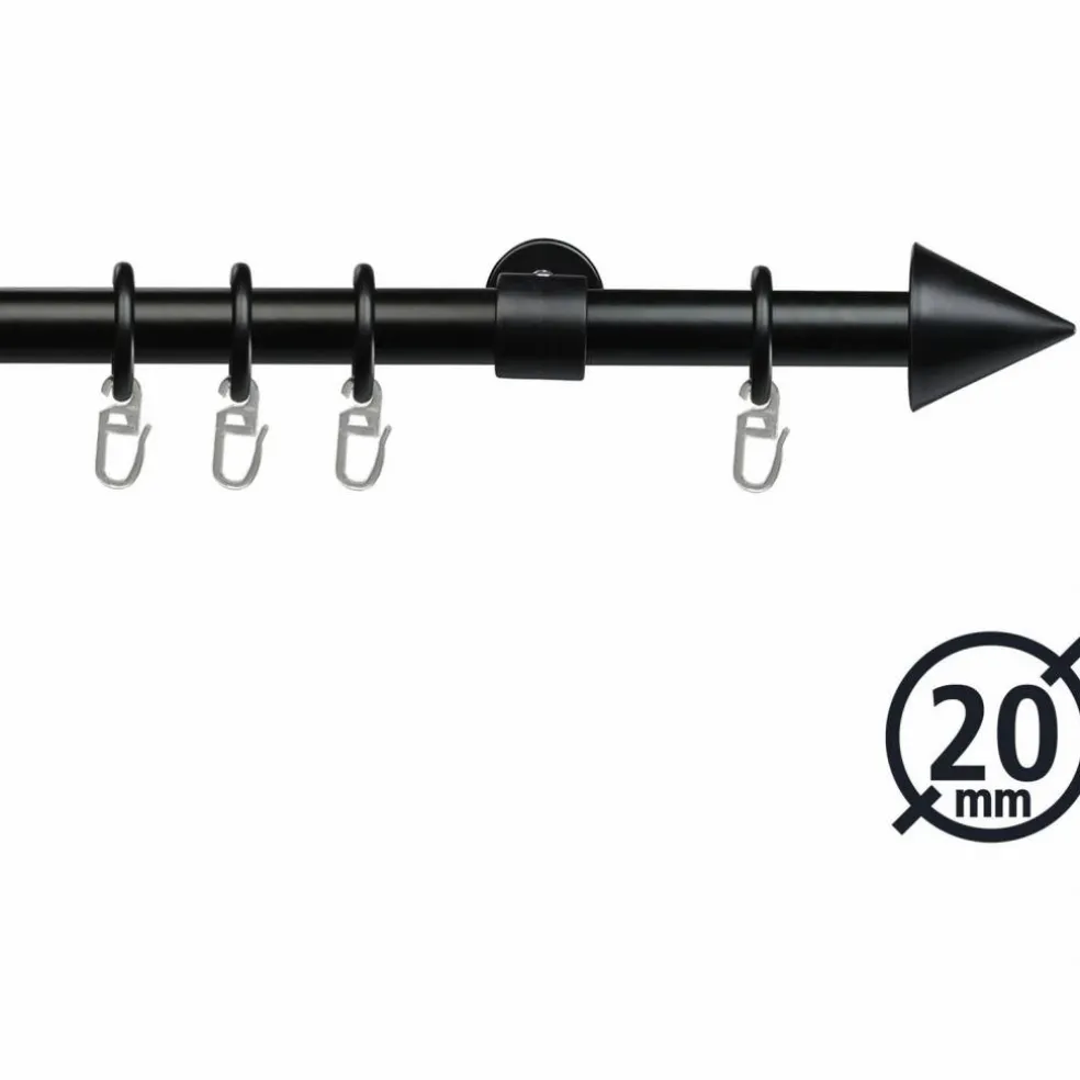 Stilgarnitur »Kegel«, Länge 1600 mm, Ø 20 mm, Metall/Kunststoff