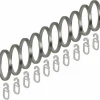 Stilring, mit Faltenlegehaken, Nickel, 10 Stück, 20 mm