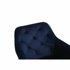 Stuhl, Höhe: 85 cm, blau/schwarz