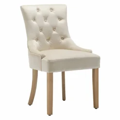 Stuhl, Höhe: 91 cm, creme/natur, 2 stk