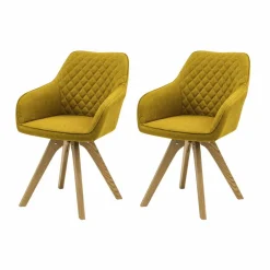 Stuhl, Höhe: 88 cm, gelb, 2 stk