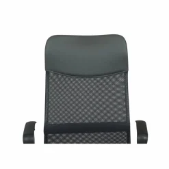 Stuhl, Höhe: 111 cm, grau/chromfarben/schwarz