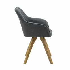 Stuhl, Höhe: 88 cm, grau, 2 stk