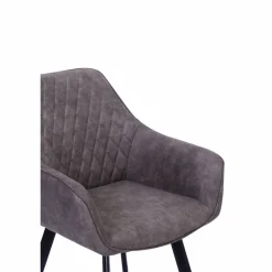 Stuhl, Höhe: 84 cm, taupe/schwarz, 2 stk