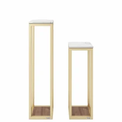 Säulentisch »Mora«, BxHxT: 20 x 60,8 x 20 cm, marmor