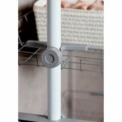 Teleskopregal »Herkules«, Stahl, weiß