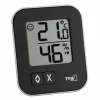 Thermo-Hygrometer, Breite: 5,7 cm, Temperaturbereich: 0 bis 50 °C