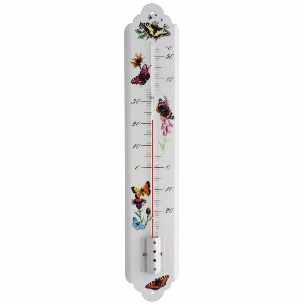 Thermometer, Breite: 9,2 cm, Metall