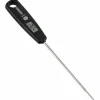 Thermometer, rostfreier Edelstahl/Acrylnitril-Butadien-Styrol (ABS), schwarz