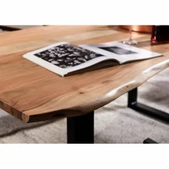 Tischgruppe »TABLES & CO«, BxHxT: 180 x 77 x 90 cm, Akazienholz/metall