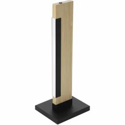 Tischleuchte »CAMACHO«, stahl, holz, 3000K