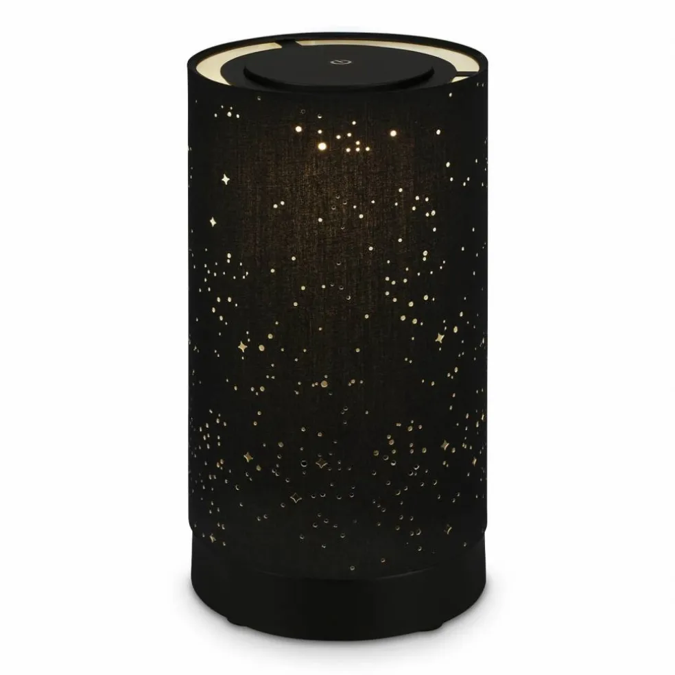 Tischleuchte »LONI«, ØxH: 12,5 x 24,5 cm, 3 W, Kunststoff/Stoff