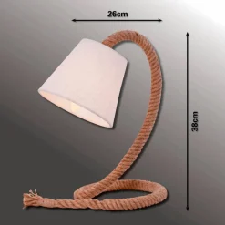 Tischleuchte »Rope«, E14, Höhe: 38 cm