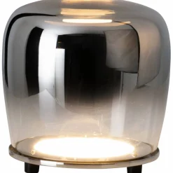 Tischleuchte »Smoky«, warmweiß, inkl. Leuchtmittel, Höhe: 18 cm
